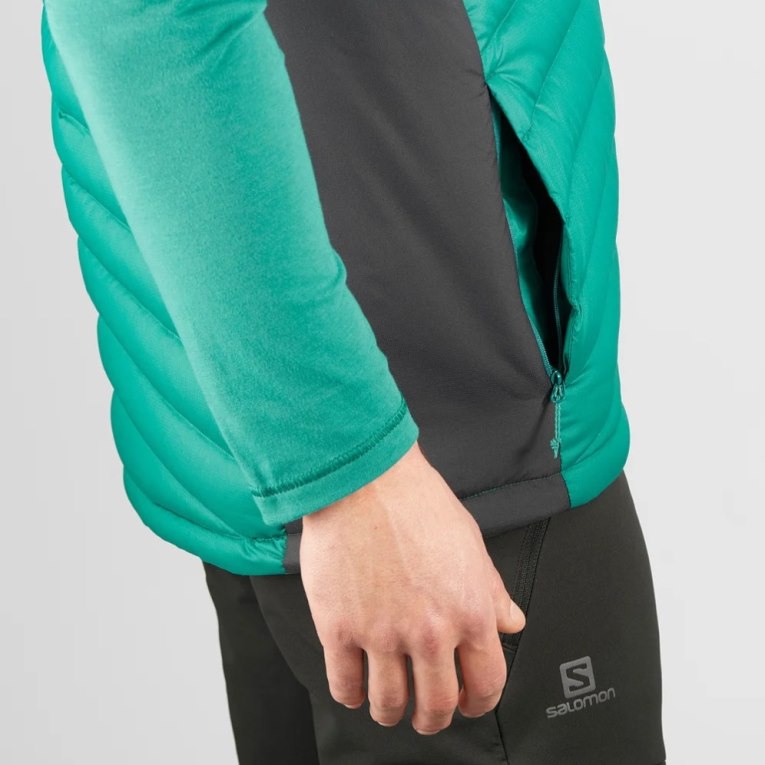 Chalecos Aislantes Salomon Essential Xwarm Down Hombre Verdes | MX PDHS123